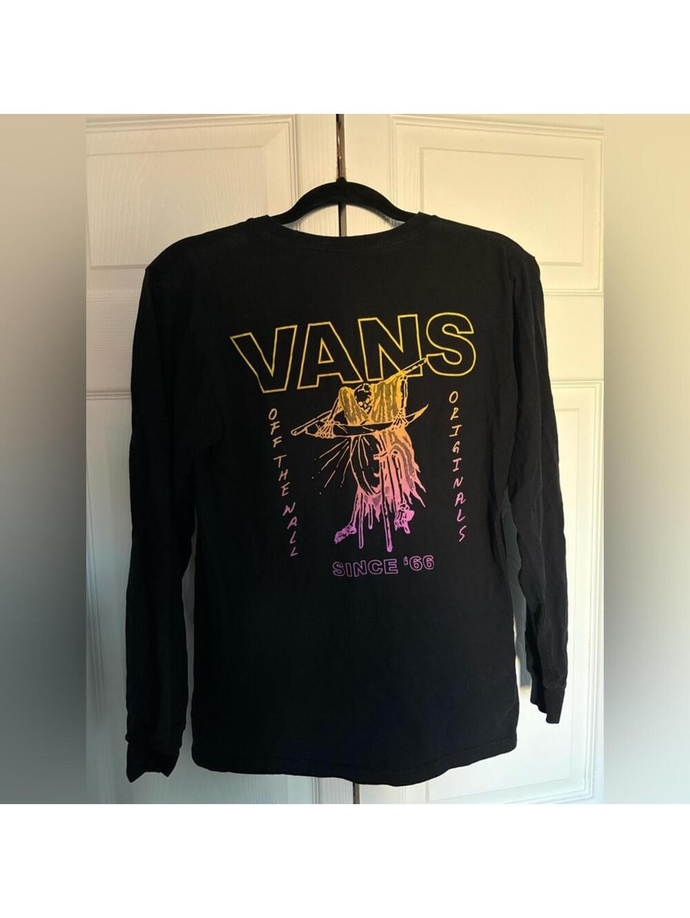 Vans Classic Black Tee with Logo
